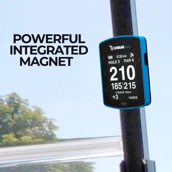 Swami KISS 2.0 Handheld Golf GPS Ragnefinder with Integrated Magnets - Blue - Image 2